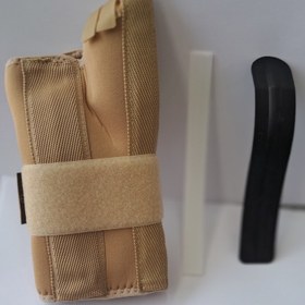 تصویر مچ شست بند طبی آتل دار دو طرفه پاک تن Neoprene Wrist Thumb Support