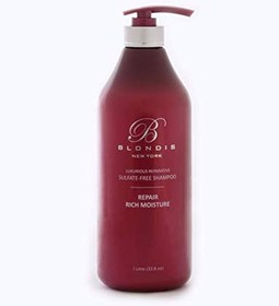 تصویر شامپو بدون سولفات بلوندیس بعد از کراتین امریکاییBLONDIS sulfate free shampoo1000 mil 