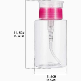 تصویر جا تینری شفاف 200 میل Transparent Tinner Dispenser 200ml