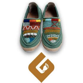 تصویر گیوه طرح گبه سبز 