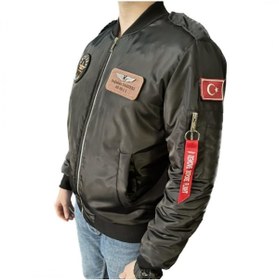 تصویر کاپشن زنانه مشکی CREWTURK | 0582-14 اورجینال 