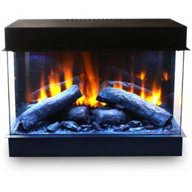 تصویر شومینه برقی سه بعدی طول 80 سانتی متر 80 cm long 3d electric fireplace