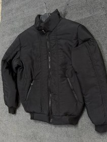 تصویر کاپشن مردانه پشم شیشه دار - مشکی / 3xl Kapshen sport mardane