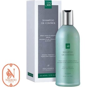 تصویر شامپو تقویت کننده مخصوص موهای چرب تگودر 355 میلی لیتری Tegoder Oil Control Shampoo 355 ml