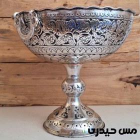 تصویر میوه خوری سفید قلم پایه بلند سلنا ( 2 سایز ) 