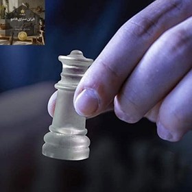 تصویر قالب یخ طرح شطرنج 