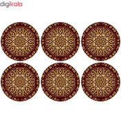 تصویر زیر لیوانی مدل C2-42452 بسته 6 عددی 