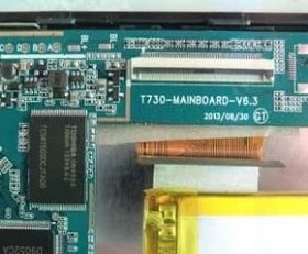 تصویر رام تبلت چینی رام T730-MAINBOARD-V6.3 