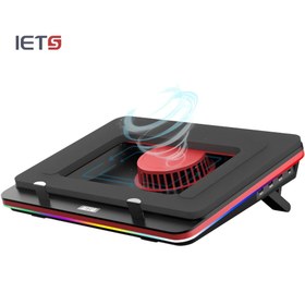 تصویر پایه خنک کننده لپ تاپ آیتس مدل GT500 S2 IETS GT500 S2 Pressure wind Dust Proof Laptop Cooler