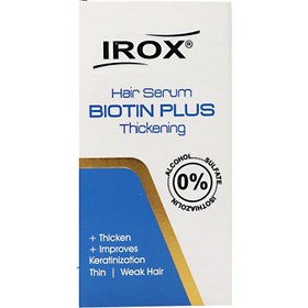 تصویر سرم موی بیوتین پلاس 30 میلی لیتر ایروكس Irox Biotin Plus Thickening Hair Serum 30 ml