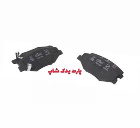 تصویر لنت ترمز جلو ایساکو مدل EF7-1620103597 مناسب برای سمند سورن EF7 Samand EF7 Samand Soren Isaco front wheel brake pads white box