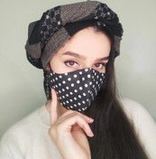 تصویر ماسک پارچه ای سه لایه کد Abd face mask