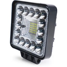 تصویر JK318 - پرژکتور آفرودی چهارگوش تک رنگ نور سفید(قیمت بسته 1 عددی) Work light