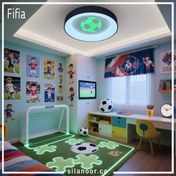 تصویر چراغ سقفی هوشمند والنتین مدل فیفا 