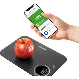 تصویر ترازو آشپزخانه سنکور مدل SENCOR SKS 7078 bk Smart Bluetooth Kitchen Scale | SKS 7078BK |