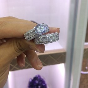 تصویر حلقه و پشت حلقه عروس ا Silver Ring Silver Ring