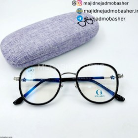 تصویر عینک طبی زنانه مارک آیگارد - مشکی نقره ای IGUARD