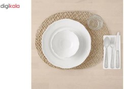 تصویر زیر بشقابی حصیری ایکیا 