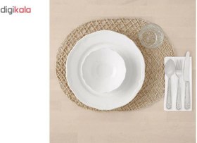 تصویر زیر بشقابی حصیری ایکیا 