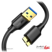 تصویر کابل USB 3.0 به Micro USB 3.0 یوگرین Ugreen US130 طول 50 سانتی متر 