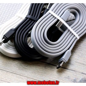 تصویر کابل تبدیل USB به microUSB ریمکس مدل RC-129m طول 1 متر Remix RC-129m MicroUSB