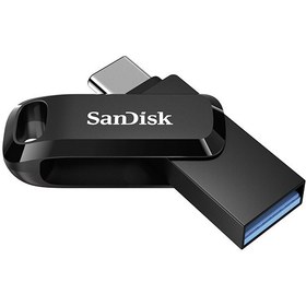 تصویر فلش مموری سن دیسک مدل ظرفیت 64 گیگابایت Sandisk Ultra Dual Drive GO USB Type-C 64G 