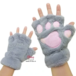 دستکش پنجه گربه ای دخترانه، زنانه (تراکم بالا)