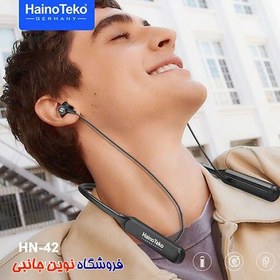 تصویر هندزفری بلوتوثی گردنی هاینوتکو مدل HN-42 ا Haino teko HN-42 Earphone 