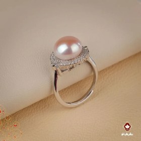 تصویر انگشتر نقره مروارید آیلار 