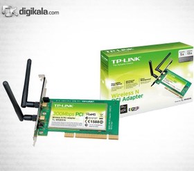 تصویر کارت شبکه بی‌سیم 300Mbps تی پی-لینک TL-WN851ND TP-LINK TL-WN851ND 300Mbps Wireless N PCI Adapter