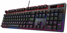 تصویر کیبورد مخصوص بازی مکانیکی رپو مدل V500PRO Rapoo V500PRO Mechanical Gaming Keyboard