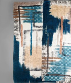 تصویر روسری دبل سیلک سایز 120- کد 7108 -2 