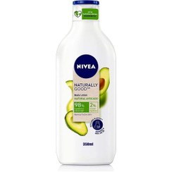 تصویر لوسیون بدن نیوآ Nivea سری Naturally good مدل (آوکادو) حجم 350 میلی لیتر 