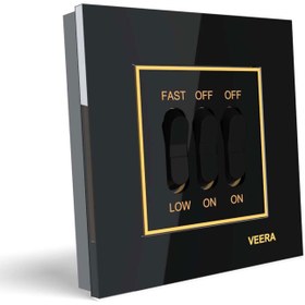 تصویر کلید کولر ویرا مدل امگا Veera Switch And Sockets