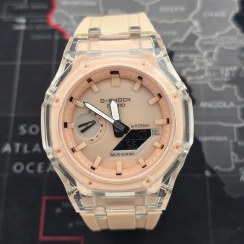 تصویر ساعت مچی کاسیو مدل GA2100 مردانه و زنانه با بند پلی اورتان 