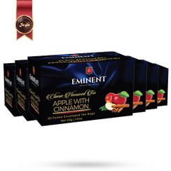 تصویر 6 بسته چای تی بگ امیننت eminent مدل سیب و دارچین Apple With Cinamom پک 20 تایی 