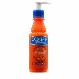 تصویر کرم پمپی مرطوب کننده ویتامین C کامان روشن کننده پوست 200 میل Comeon Cream Moisturizing Vitamin C All Skin 200ml