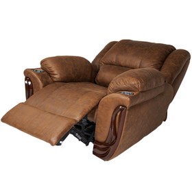 تصویر مبل یک نفره ریلکسی دستی مدل manual اورجینال لاریسا Original Larisa Single Seater Manual Recliner Sofa