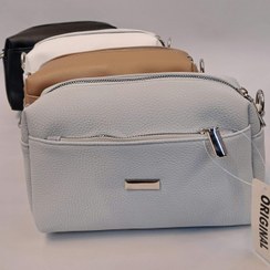 تصویر کیف سه زیپ ساده - توسی روشن 