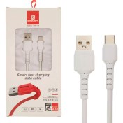 تصویر کابل شارژ USB به Type-c بیبوشی مدل A20 طول 1 متر Smart Fast Charging data cable