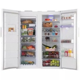 تصویر یخچال فریزر دو قلو 16 فوت امرسان سری نانو پلاس مدل RF16H-01 refrigerator-freezer feet 16 nano plus emersunrf 16h-01