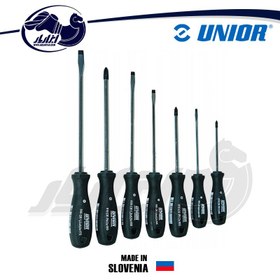 تصویر پیچ گوشتی یونیور مدل 607CS7CR مجموعه 7 عددی 