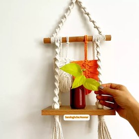 تصویر شلف مکرومه 