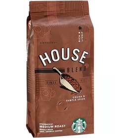 تصویر دانه قهوه استارباکس House Blend هوس بلند ۲۵۰ گرمی 