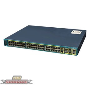 تصویر سوئیچ سیسکو مدل WS-C2960G-48TC-L استوک Cisco WS-C2960G-48TC-L 48Port Switch Stock