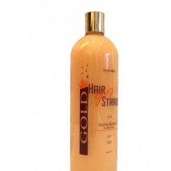 تصویر کراتین هیر گو استریت | Gold Hair Go Straight حجم 1000 میلی لیتر Keratine Gold Hair Go Straight 1000 ml