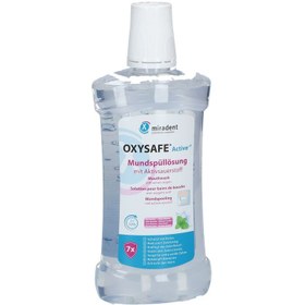 تصویر دهانشویه اکسیژن فعال میرادنت Oxysafe Active Miradent 