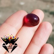 تصویر نگین یاقوت گارنت اصل خوشرنگ N2050 