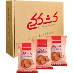 تصویر کشک چیپسی تنقلاتی با طعم کچاپ|۲۵گرمی بسته ۱۰ عددی(سوغات فریدن) 