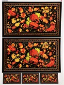 تصویر ترانسفر طرح فرش کد 1054 